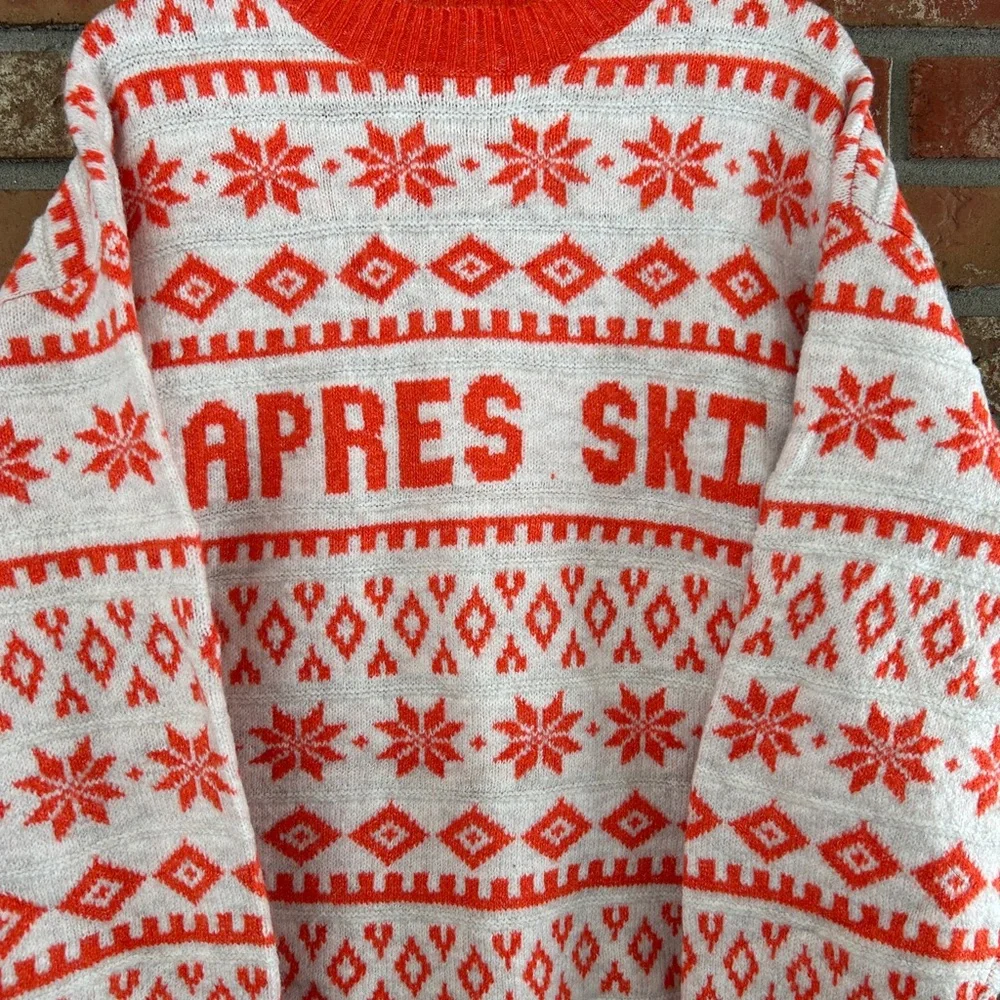 ASOS Après Ski Knit Crewneck Sweater - Picture 1 of 7